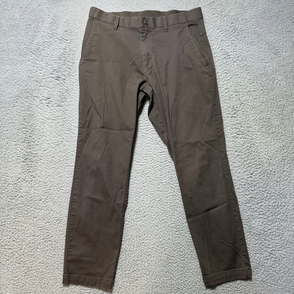 Fabletics Mens Chinos Pants Flat Front Straight Fit Casual Office Size‎ 31x30
